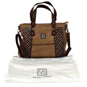 Jose Hess The Danbury Mint Shoulder Handbag Purse Satchel Boho Large Dust Bag